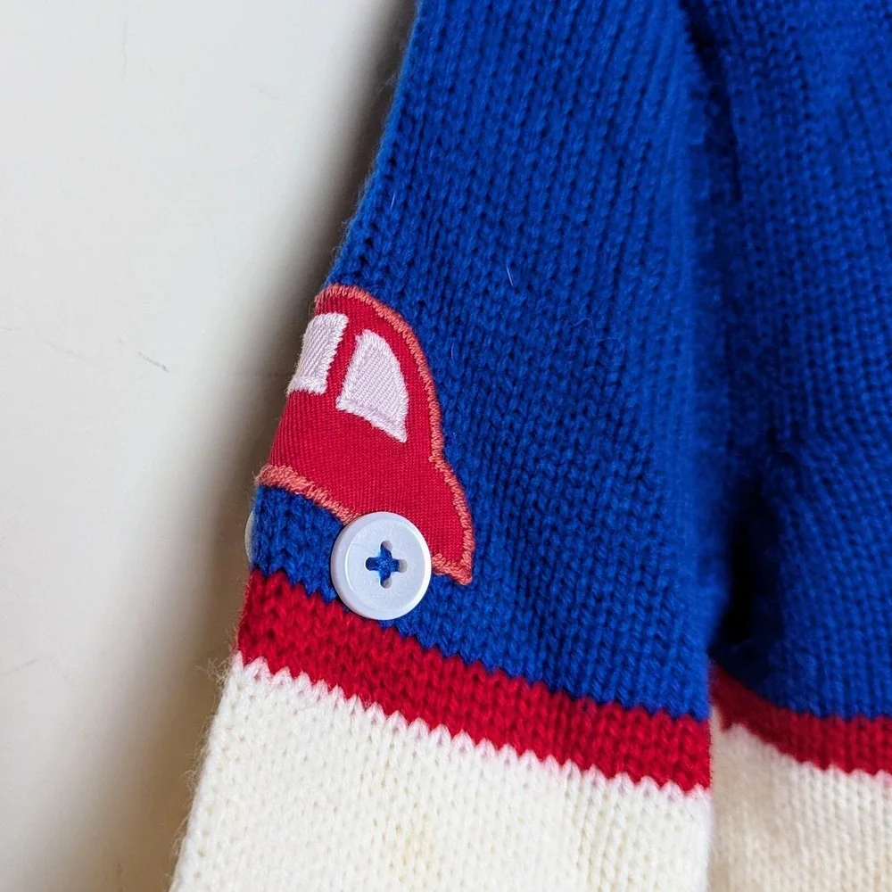 Vintage 80s Popsicle Sweater Cars Stop Go Street Light Toddler‎ 4T
